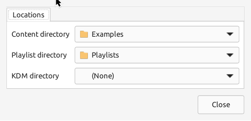 Playlist editor preferences